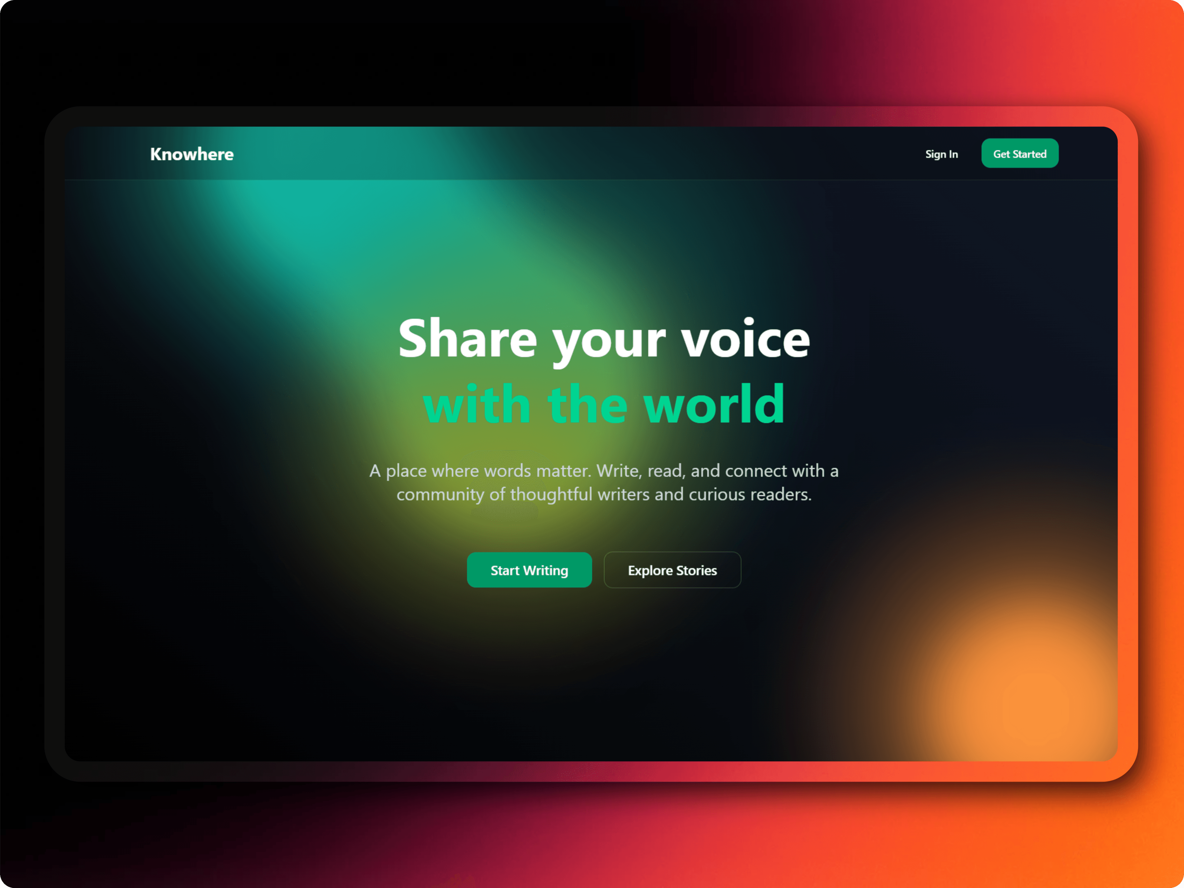 Knowhere project cover