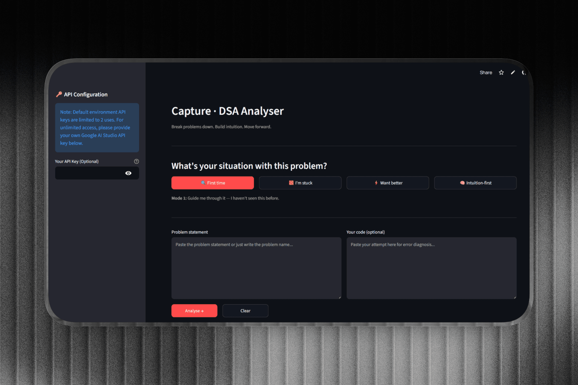Capture v2 (DSA Analyser) project cover